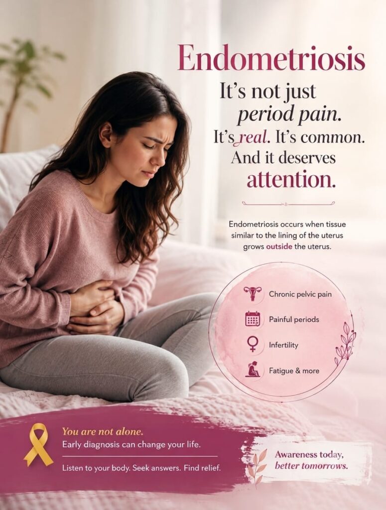Endometriosis: Symptoms, Causes, Diagnosis and Treatment